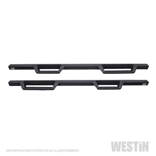 Westin Automotive 19-C RAM 1500 QUAD CAB HDX DROP NERF STEP BARS TEXTURED BLACK 56-14095 - main
